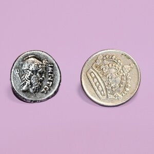 Vintage Coin Brooch Bundle